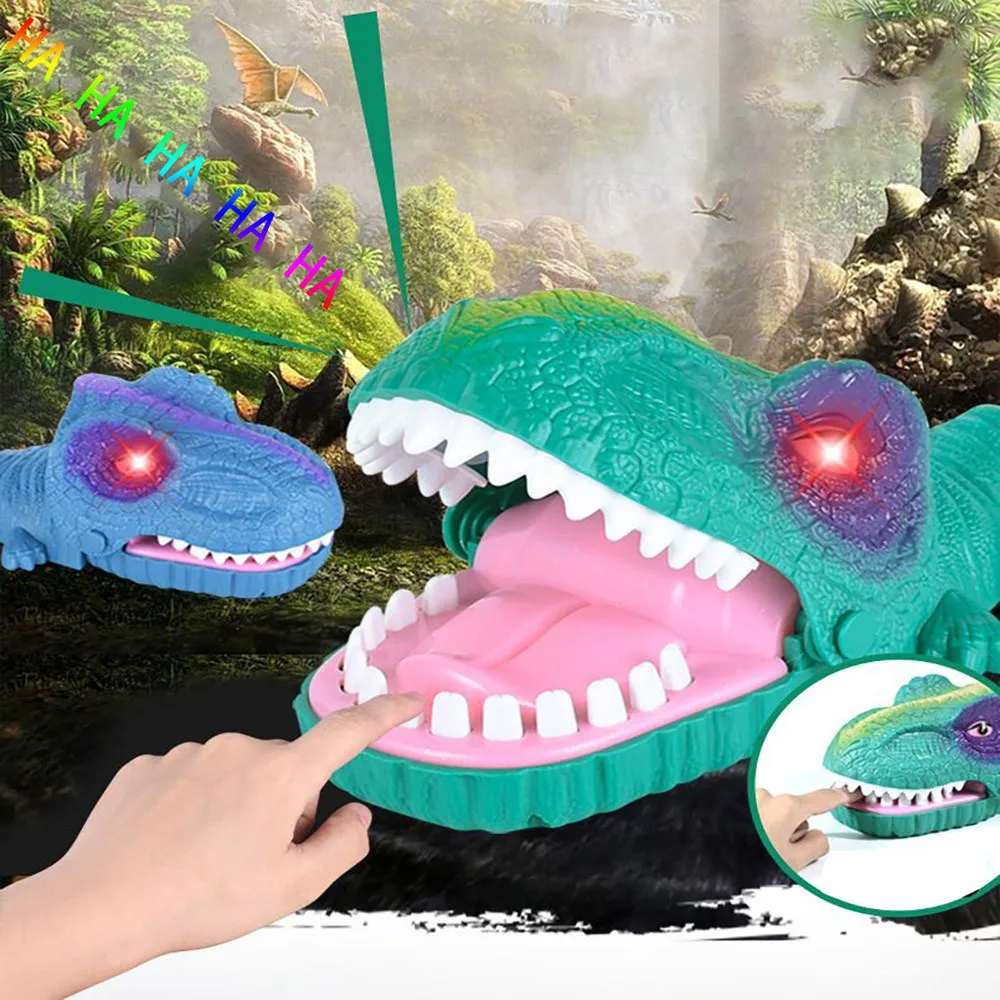 

2019 Hot Sale New Creative Crocodile Mouth Dentist Bite Hand Finger Game Funny Gags Toy For Kids Play Fun