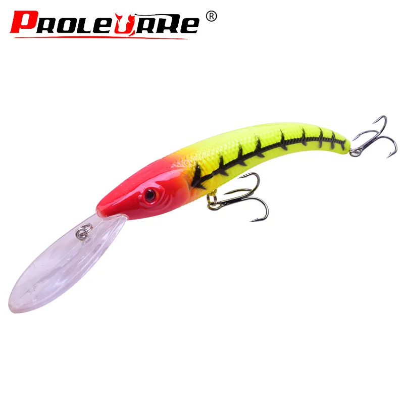  Proleurre 15.5cm 16g bending Minnow Fishing Lure Wobbler Swim Bait with Hooks Artificial Hard Bait 