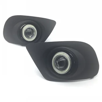 

For Dodge Journey JC 2012-2015 3in1 White Angel Eyes DRL Yellow Signal Light H11 Halogen / Xenon E13 Fog Lights Projector Lens