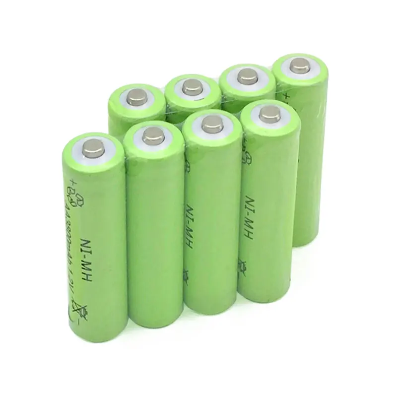 8 шт ni-mh 1,2 V 3800 mAh Зеленый AA перезаряжаемый никель-металлический гидридный аккумулятор 14 мм * 50 мм