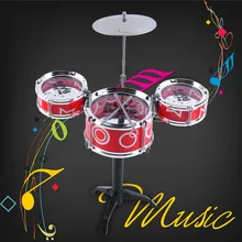 OCDAY Mini Baby Infant Jazz Drum Rock Set Toy Musical Instrument Educational Toy Kids Early Learning