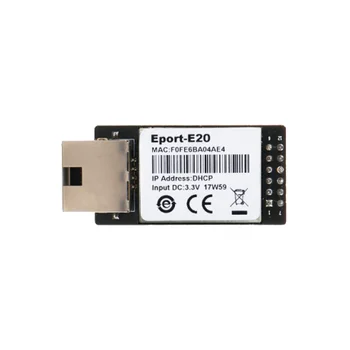 

Super Network Card Eport TTL to RJ45 Ethernet Module FreeRTOS TCP/IP/Telnet /Modbus TCP Web Configuration