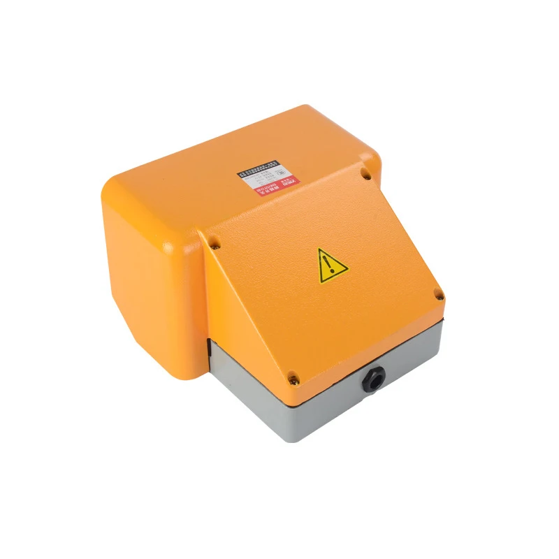 

YDT1-20 dual pedal switch with full cover yellow switch silver point aluminum alloy double step full cover.
