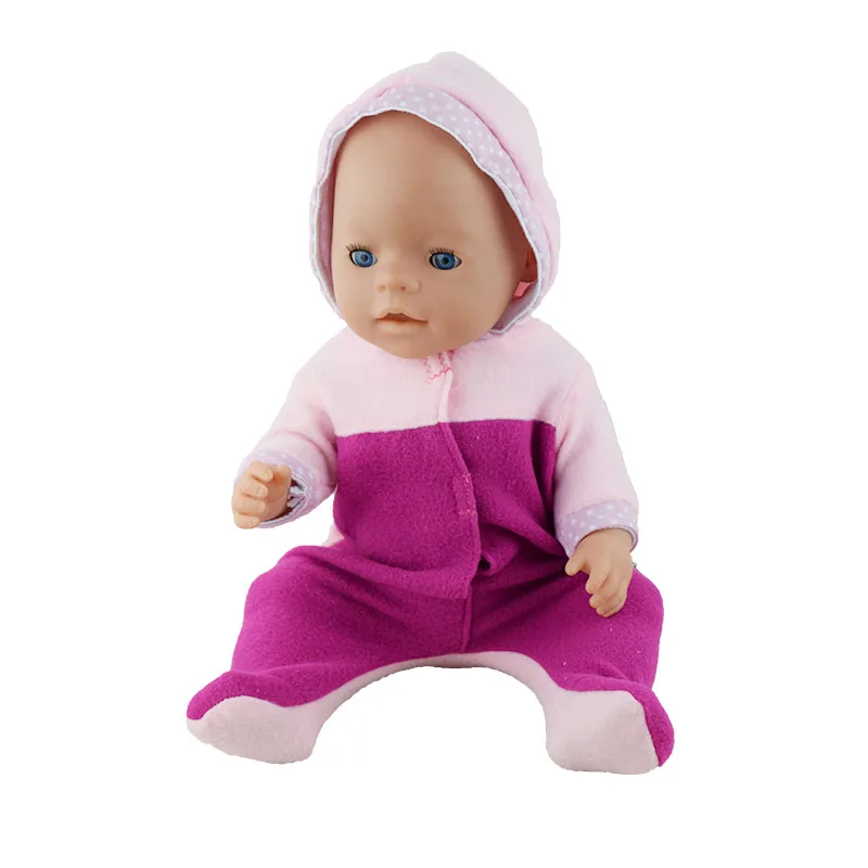 Six styles choose doll coveralls for 43cm zapf doll baby born Doll