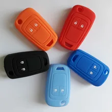 Кожаная куртка, Силиконовый протектор для Opel Vauxhall Corsa Insignis Mokka Meriva B Astra Zarifa, силиконовый чехол с 2 кнопками, откидная сумка для ключей