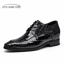 Mens formal shoes leather men dress oxford shoes for men dressing wedding business office shoes lace up male zapatos de hombre