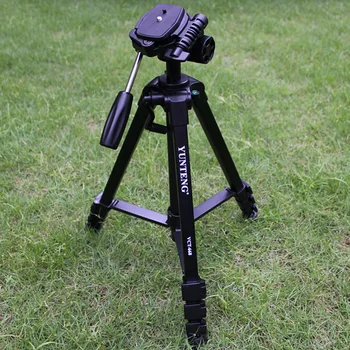 

Professional YUNTENG Camera Tripod VCT-668 with Damping Head Fluid Pan for SLR/DSLR Canon Nikon +Carrying Bag