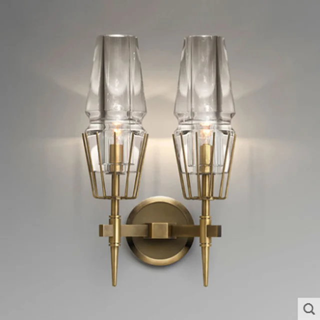 Aliexpress.com : Buy Postmodern crystal glass lamp shade copper