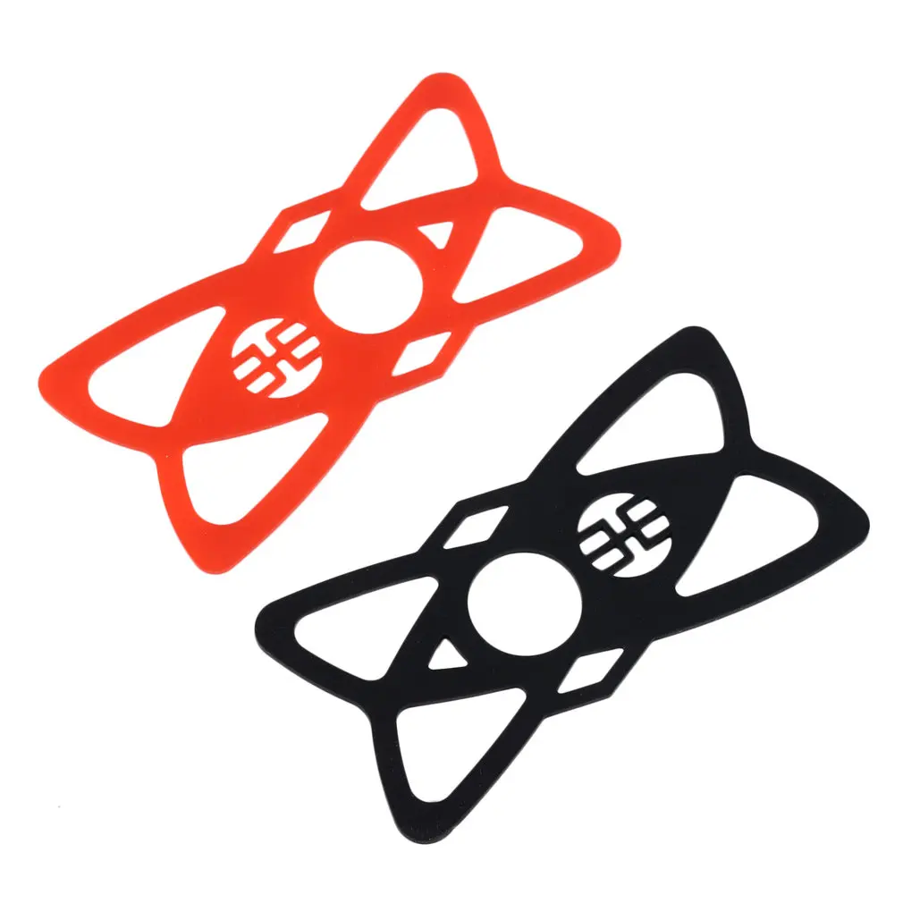 

4 pcs Replacement Rubber/Silicone Bands for Bike Motorcycle Handlebar Roll Bar Mount for Smartphones Black + Red