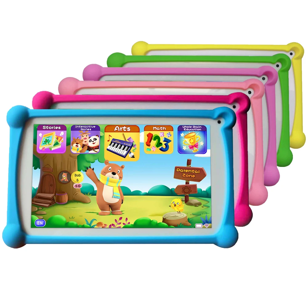 Kids Tablet, B.B.PAW 7 inch 2G+16G Android 6.0 Tablet with 120+ English Learning&Training Apps, Tracking Information Available