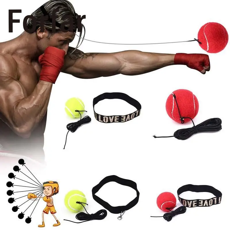 

Forfar Fight Ball Boxing Equipment Head band for Reflex Speed Training Boxing punch MMA muay thai exercise