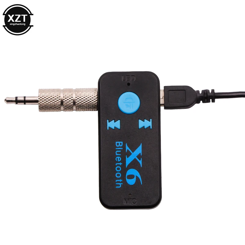 X6 Wireless Bluetooth Receiver Transmitter Handsfree Adapter 3.5mm Jack For  Mp3 Car Music Audio Aux A2dp Support Tf Card - Bluetooth Car Kit -  AliExpress