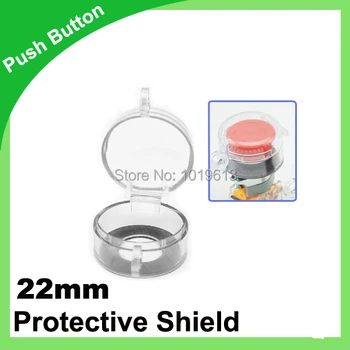 

10Pcs dia.22mm emergency push button switch protective cover,push button switch Protective shield