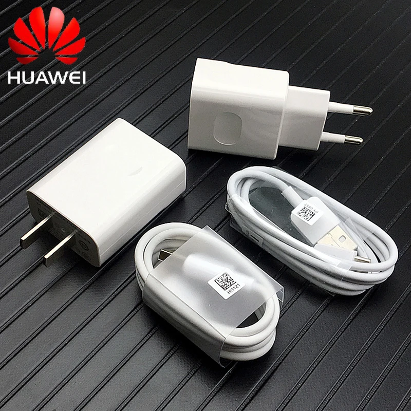 

Huawei p20 lite Charger qc 2.0 Fast Charge power adapter For p10 Lite P9 P8 Honor 9 play nova 3 4 4e p smart z USB C/Micro Cable