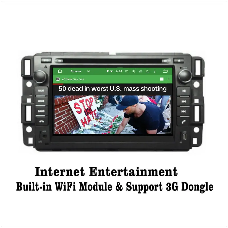 Perfect Android 7.1 2G RAM For Chevrolet Suburban/Tahoe Car Radio Audio Video Multimedia DVD Player WIFI DVR GPS Navi Navigation 2 Perfect Android 7.1 2G RAM For Chevrolet Suburban/Tahoe Car Radio Audio Video Multimedia DVD Player WIFI DVR GPS Navi Navigation 2