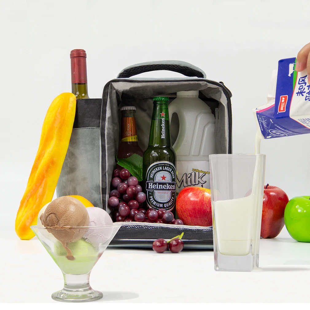 Portable Thermal Outdoor Insulated Picnic Bag, Waterproof Lunch Cooler Bag Fresh Fruit Snacks Storage