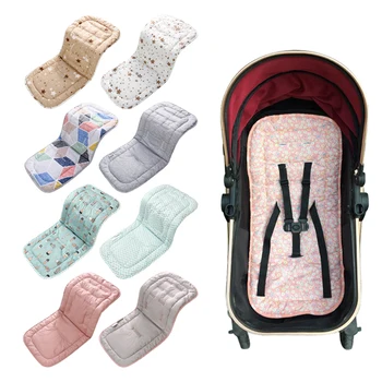 

2 Sides Baby stroller seat cushion Washable Anti-Slip cotton pram pad Universal highchair carseat liner stroller accessories