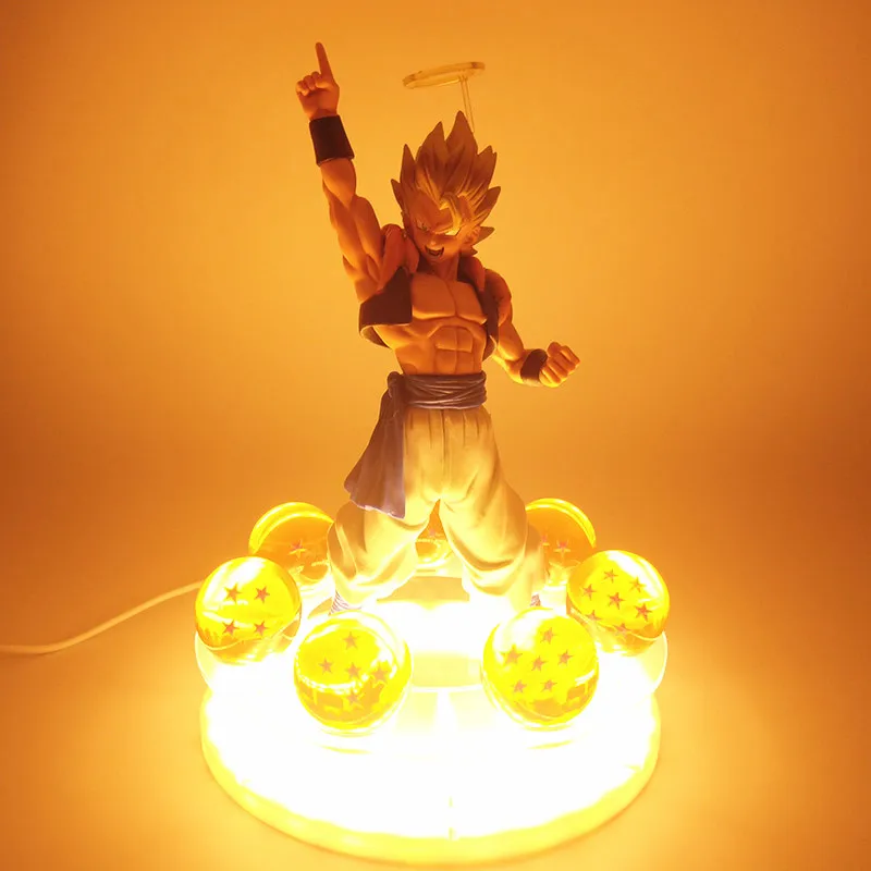 

dragon ball LED Base & Shenron Goku Gohan Vegeta Gogeta DBZ Balls with Shelf Shenron Figure Set DBZ Dragonball Collectible Model