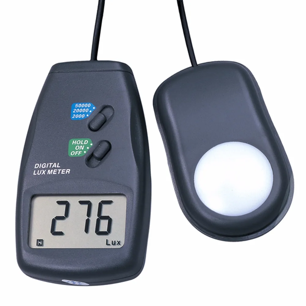 Lux Meter Digital Light Level Tester Photo Light Sensor 3 Range 0