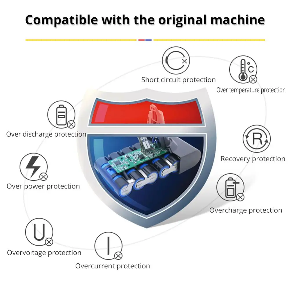 3000mAh 21.6V Li-ion Rechargeable Battery for Dyson V6 vacuum cleaner DC58 DC59 DC61 DC74 DC62 animal SV03 SV05 SV06 SV07 SV09