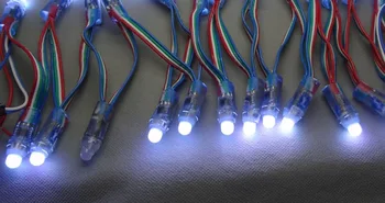 

SH-1908 full-color luminous word string f8 RGB filling plastic LED break off the full color 12V 5V