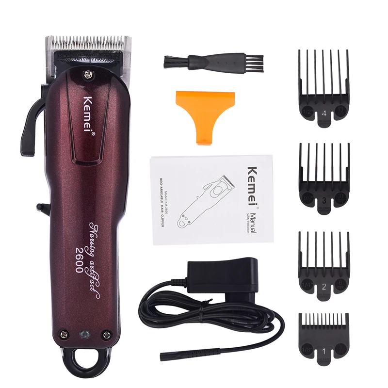 Kemei KM-2600 Professional Electric Hair Trimmer Hair Cutter Men Hair Cutting Machine Hair Clipper Beard Trimmer Razor Kemei KM-2600 Professional Electric Hair Trimmer Hair Cutter Men Hair Cutting Machine Hair Clipper Beard Trimmer Razor