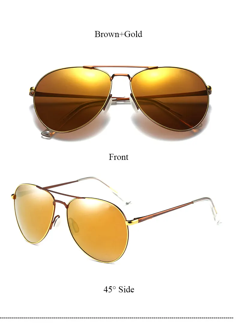 Для мужчин солнцезащитные очки, марочные, дизайнерские, HD объектив солнцезащитные очки пилота металлический каркас UV400 зеркало авиации просвечивается, мужские солнцезащитные очки поляризованные солнцезащитные очки