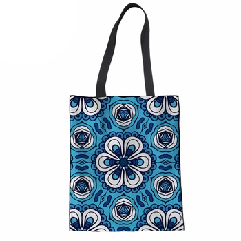 

NoisydesignsHandbags for Women Casual Top-handle Bags Vintage Retro Ladies Shopping Bag Ethnic Wind Teenager Girls Coth Bag Tote