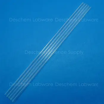 

5PCS 300mm,Quartz Glass Tube,OD=10mm,Thcik=1.5mm,Made Form Fused Silica