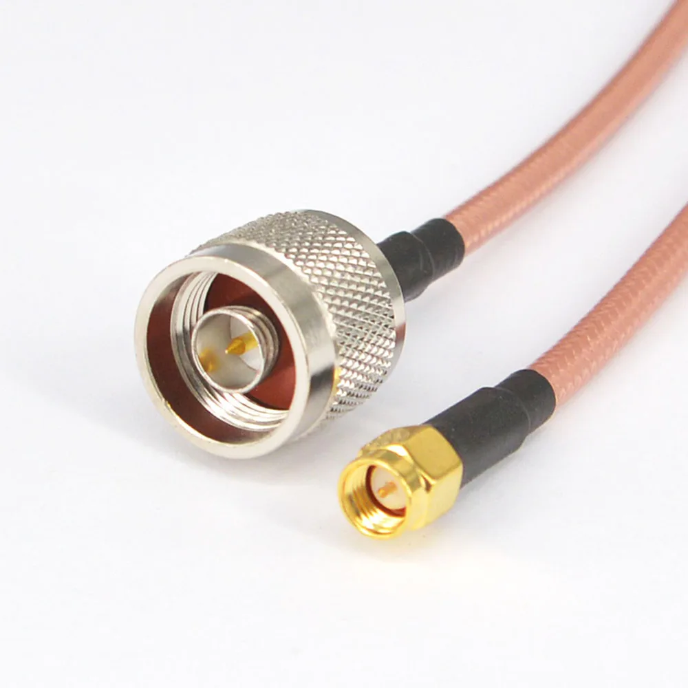 Антенный кабель с разъемом папа и SMA RG142 15 см 50 100 200 см|cable connector|cable wificable male to |