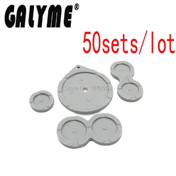 

50sets/lot Hot Sale Conductive Rubber Buttons Pad Kit Replacement For GameBoyAdvance SP GBASP Game Console Repair Part Housing