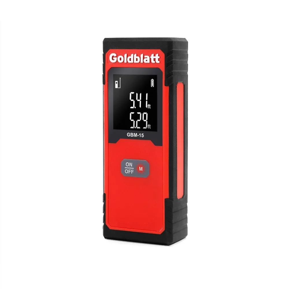  Цифровой лазерный дальномер GOLDBLATT 50FT/15 м лазерный инструмент для измерения расстояния 