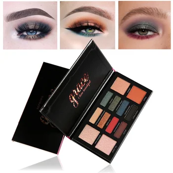

12 Colors Makeup Palette Glitter Shimmer Matte Eyeshadow Palette Nude Long-lasting Eyeshadow Make Up