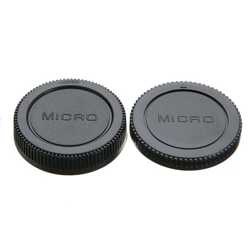 

Mayitr 1pc Front & Rear Lens Caps Replacement Camera Lens Cover for Olympus M4/3 Camera Body and Lens