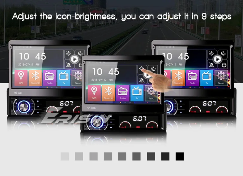 Perfect Erisin ES6590KD 1 Din 7 inch Wince 6.0 Car Audio System DVD GPS Player Radio DAB+ System 3