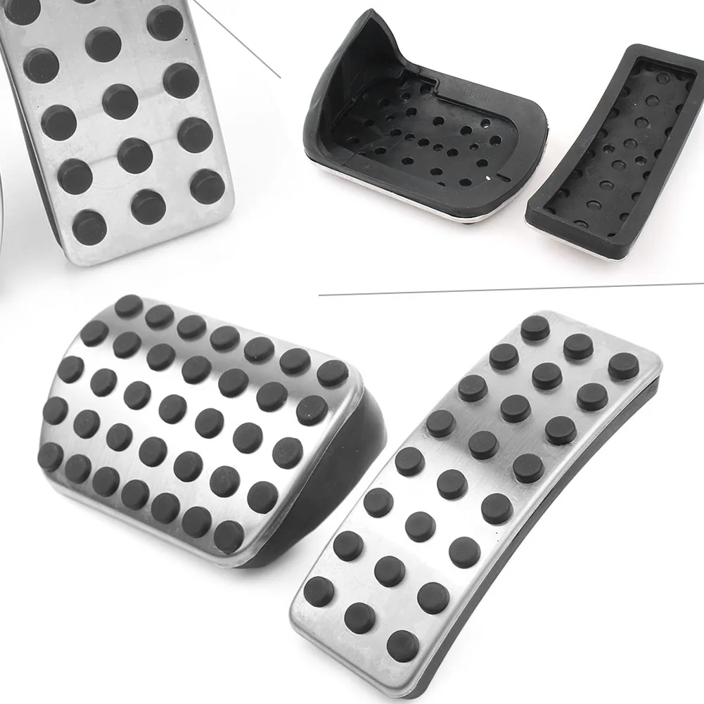 Stainless Sport Brake Gas Pedal Pad Cover For Mercedes Benz A/B/M GL