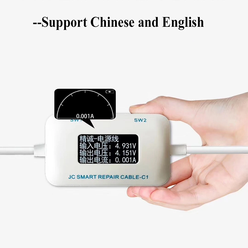Professional JC C1 Smart Repair Box for iPhone 6 6S 7 7P 8 Motherboard Charging Rooting Fault Detect Intelligent Repair Cable
