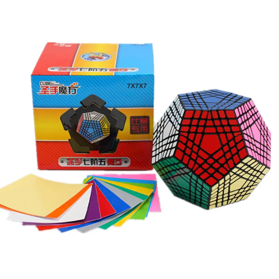 

Shengshou Teraminx Cube 7x7 Megaminx Magic Cube 7Layers Professional Megaminx Cubes Puzzle Toys For Children Kids Gift Toy