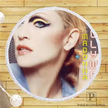 

Custom DIY Customized Microfiber Fabric Baptiste@1 Round Beach Blanket Towel Printed on Demand 150cm #19-01-28-1-19