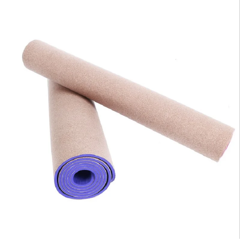 Cork TPE Yoga Mat Non Slip Gym Mat for Fitness Exercise Cork Yoga Mat