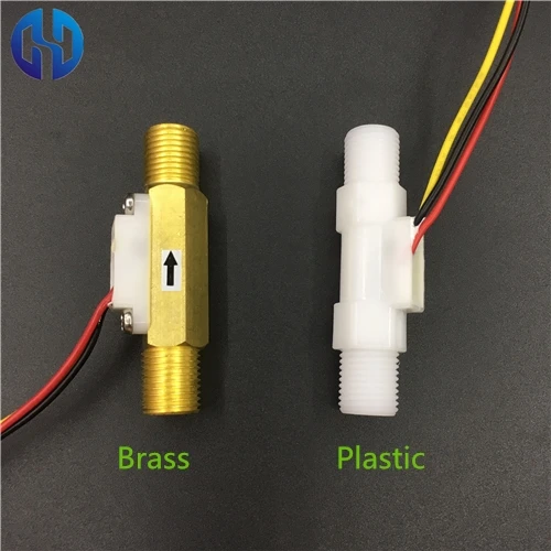 -BG1-4 water brass hall flow rate sensor meter  (28)