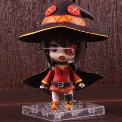 Аниме Фигурка Nendoroid 725 Konosuba Megumin ПВХ фигурка Коллекционная модель игрушки