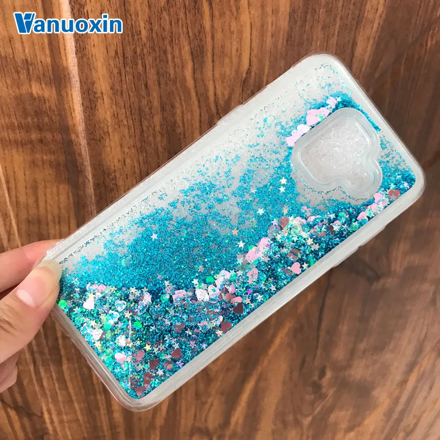 

Silicone cover on for case Samsung Galaxy A6 2018 case Coque For Samsung A6 2018 Funda Dynamic Glitter Liquid Soft TPU case capa