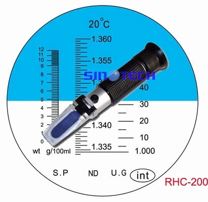 Ручной сывороточный белок 0-12 г/дл клинический рефрактометр RHC-200ATC