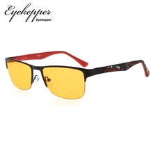 LX17003 eyepepper компьютерные очки для чтения с оптическим half-обод Frame-UV400, 96.9% синий светильник блокировки лучше спать считыватели