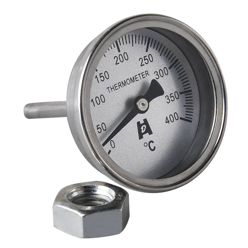 400C Degree wood oven, pizza, BBQ Analog Thermometer