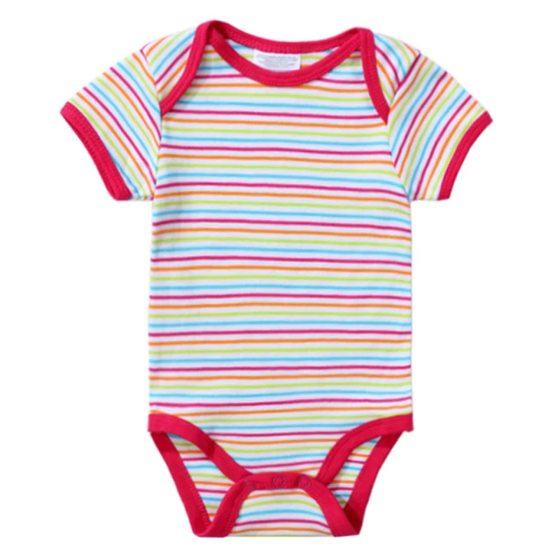 2018 Newly Baby Bodysuits 100% Cotton Infant Body Short Sleeve Clothing Jumpsuit Cartoon Animal Printed Baby Boy Girl Bodysuits (11)