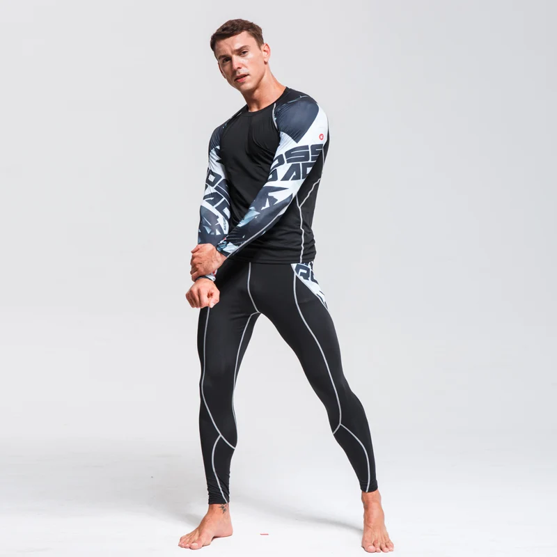 

New Winter Men's Thermal Underwear Quick-drying Compression Wool Sweat Fast Drying Thermal Underwear Men's Clothing Long Johns