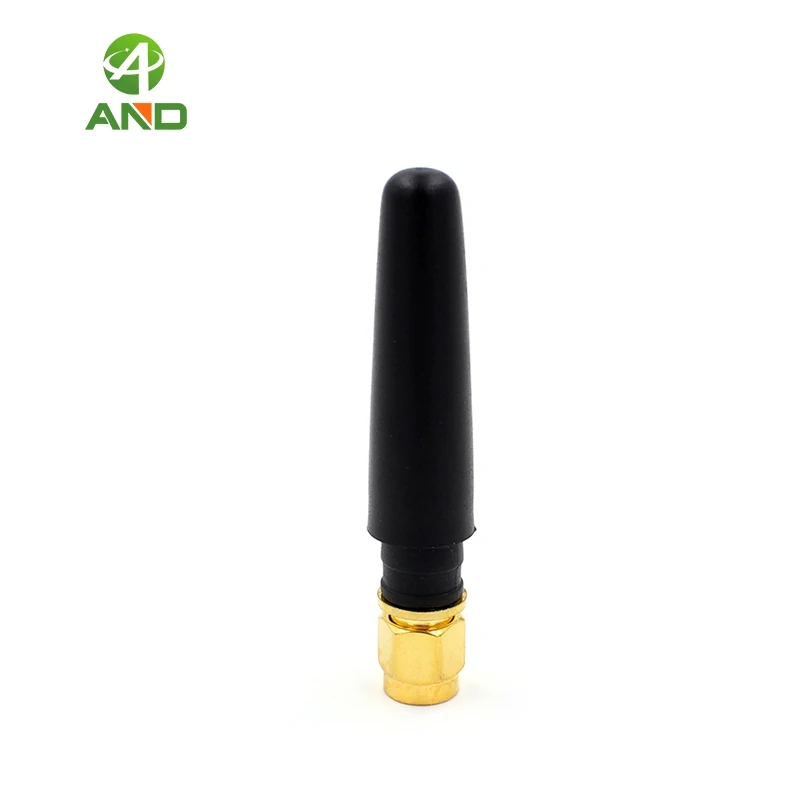 2 dBi четырехдиапазонная 850/900/1800/1900 МГц SMA Мужская прямая 5 см GSM GPRS антенна резиновая