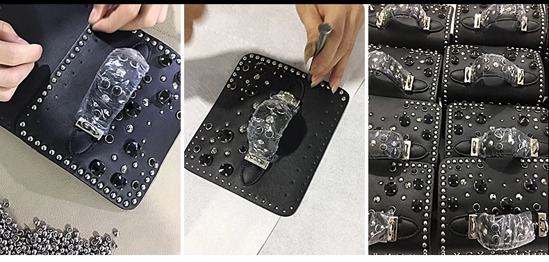 Fashion Women Messenger Bag New Brand Genuine Leather Female Shoulder Bag Luxury Diamond Woman Handbags Strap Bags White  (6)